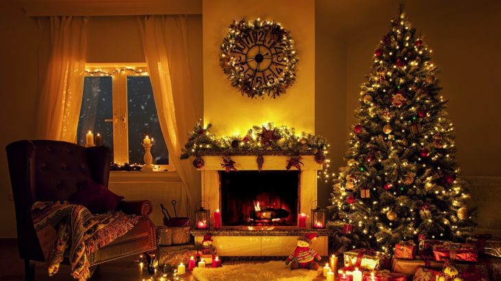 【睡眠用bgm】おやすみクリスマス・ピアノメドレー❄️＋心落ち着く暖炉の音 | クリスマスの雰囲気