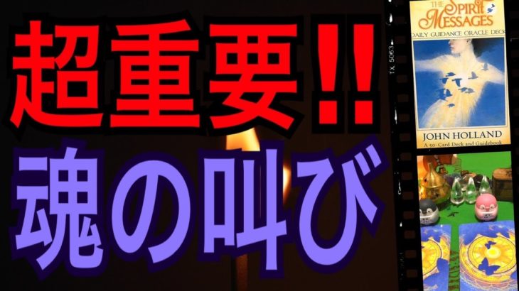 超重要‼️魂の叫び🌈魂が訴えている😳怖いほど当たる✨オラクルカードリーディング✨スピリチュアルカードリーディング✨占い✨３択✨