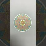 【#Shorts】神聖幾何学模様を使った曼荼羅　#曼荼羅アート #スピリチュアル　#リラクゼーション
