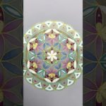 【#Shorts】神聖幾何学を使った曼荼羅　#曼荼羅アート #スピリチュアル　#習い事  #宇宙の法則　#おうち時間