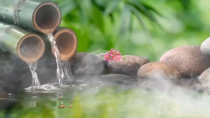 眠りにつくリラックスできる音楽（竹噴水癒しの音楽BGM）