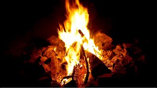 【作業用　癒し　睡眠用BGM】焚火BGM　bonfire