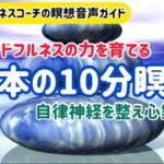 自律神経を整える瞑想【マインドフルネスの力を育てる】