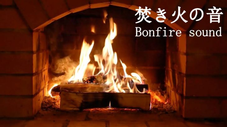 【ASMR/ 環境音】焚き火の音でリラックス 【癒し・勉強・睡眠・作業用bgm】 Relaxing bonfire 3h