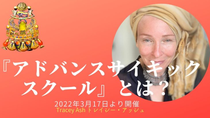 【スピリチュアルセミナー】トレイシー・アッシュ：アドバンスサイキックスクールについて②