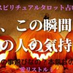[スピリチュアルタロット占い]🔮今、この瞬間のあの人の気持ち🌠(私の事、遊びなの❔本気なの❔😔🌱💚）