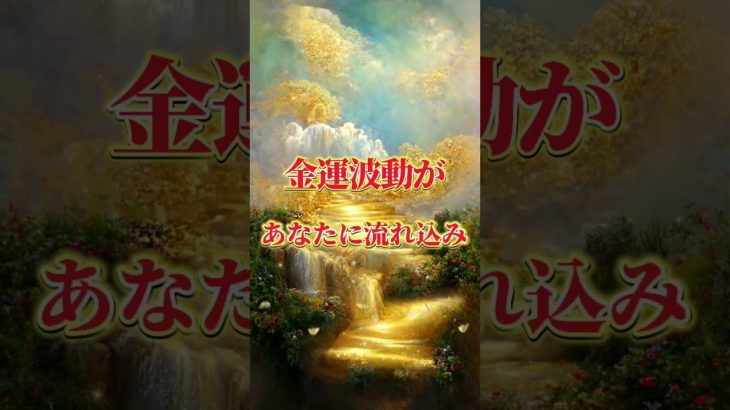 宇宙からの金運波動を受け取ってください🪐💖 #スピリチュアル #波動 #金運