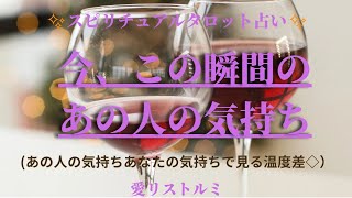 [スピリチュアルタロット占い]🔮2️⃣0️⃣2️⃣3️⃣今、この瞬間のあの人の気持ち✈️💒（あの人の気持ちとあなたの気持ちの温度差🏃💎）