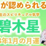 【九星気学】竜庵先生のスピリチュアル気学 三碧木星 2023年1月の月運