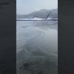 湖｜癒しの波の音｜Canoeing｜ shorts｜ ASMR｜瞑想｜自然音｜水の音｜リラックス｜環境音｜relaxation｜healing｜meditation｜waves｜ice ｜カヌー｜氷