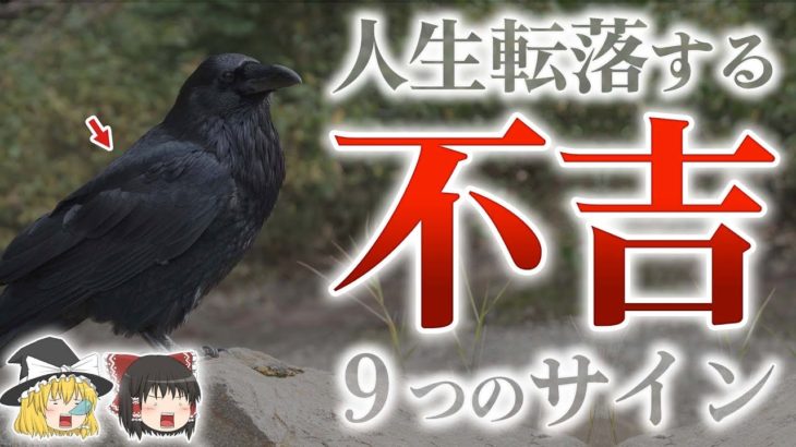 【スピリチュアル】気を付けないと危ない不吉なサイン９選【ゆっくり解説】