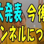 今後のチャンネル運営について　スピリチュアル系の行方