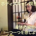2月19日「ボディスキャン瞑想〜身体の細胞の一つ一つを感じよう〜」マインドフルネス音瞑想 日めくりカレンダー（10分間の音瞑想習慣が人生を変える by岩濱サラ）