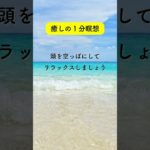 【ショート】海辺のビーチで今ここに戻る マインドフルネス瞑想 心を整える 誘導瞑想 呼吸法 #shorts