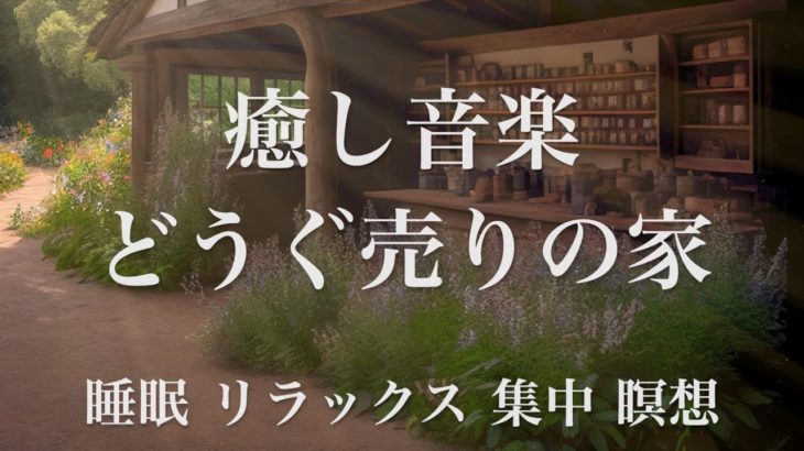 どうぐ売りの家 睡眠用BGM 瞑想 ヨガ 集中力 疲労回復に効く音楽BGM  寝る前に聴くと超熟睡できる 朝の目覚めスッキリ 勉強に集中 疲れが取れる 室内音楽 睡眠 リラックス 成長ホルモン 快眠