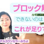 vol.164【スピリチュアル】ブロックを外すと起こること【みちよ】スピリチュアルカウンセラー　ヒーラー　ブロック解除