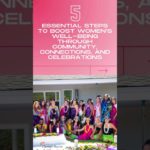 5 ESSENTIAL STEPS TO BOOST WOMEN’S WELL-BEING THROUGH COMMUNITY, CONNECTIONS AND CELEBRATIONS