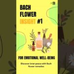 Bach Flower Insight #1 – Emotional Well-being #shorts #bachflower