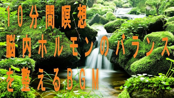 ヒーリング音楽　ヨガ　α波　10分間瞑想　自然界の音　バイオレットノイズ