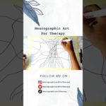 Drawing Neurographic Art for Anxiety, Mindfulness, deep sleep and Relaxations #Shorts Videos Eps 149