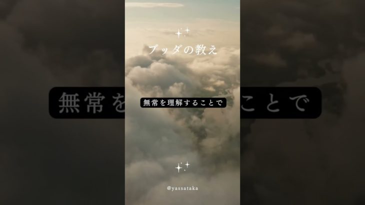 #ブッダの教え　#瞑想　#マインドフルネス