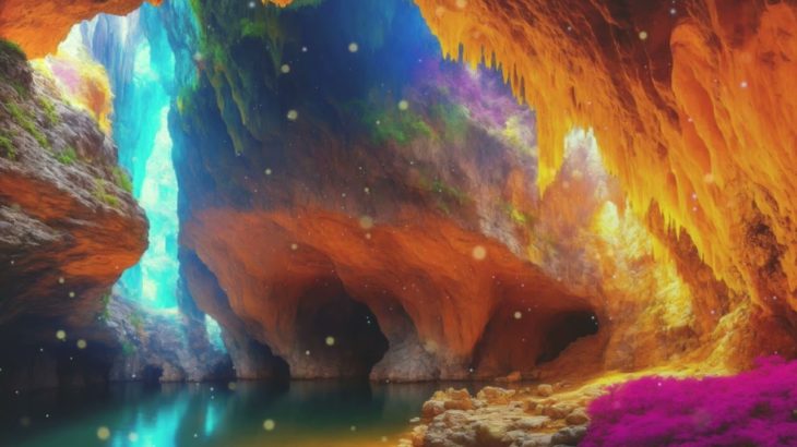 すぐに深い眠りにつく鍾乳洞の瞑想