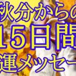 秋分からの15日間開運✴️スピリチュアルメッセージ