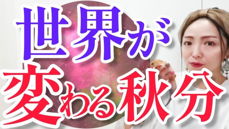 【二極を超える秋分‼️】旧世界にサヨウナラ。人類は愛と自由を選ぶ…⁉️9月23日