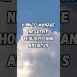 Managing negative thoughts #shorts #health #wellbeing