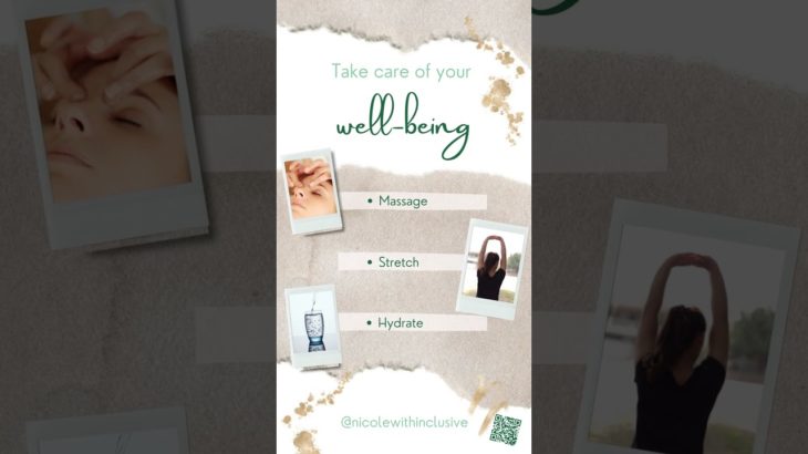 You well-being matters!