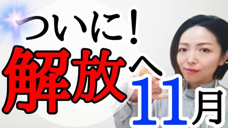 【偽りの世界の終焉✨】11月前半から変革の嵐‼️解放が始まる‼️