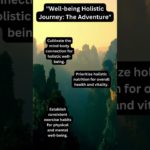 Well-being Holistic Journey: The Adventure