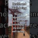 Investing in Well-Being