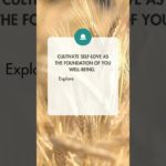 Self-love is the cornerstone of well-being. 💖🌠🌟#SelfLove #WellBeing #shorts