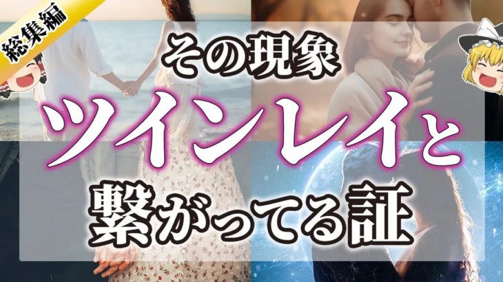 【ゆっくりスピリチュアル】ツインレイと魂が繋がっているサイン！サイレント期間でも大丈夫【ゆっくり解説】【総集編】