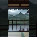 【穏やかな眠りへ導く癒しの音風景3-2】Japanese Rain Meditation – Healing rain seen from a Japanese room Ⅲ-2