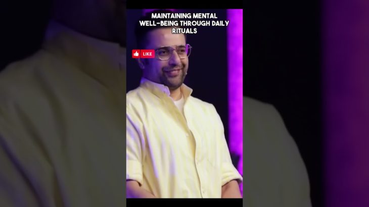Maintaining mental well-being through daily rituals #motivation  #podcast #reel  #viralvideo#shorts