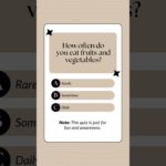 Uncover the secrets of your nutritional well-being with our quiz!