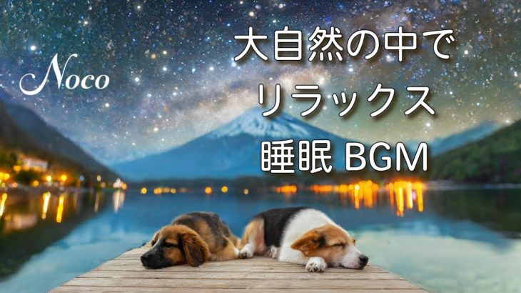 【癒し　睡眠　瞑想　リラックス】壮大な自然の中、リラックスしながら睡眠へ