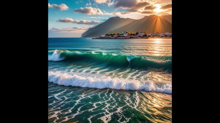 5分間　癒しの波の音　　healing sound of waves