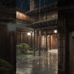 【眠りを誘う癒しの音風景7】Japanese Rain Meditation – Healing rain seen from a japanese outdoor Ⅳ