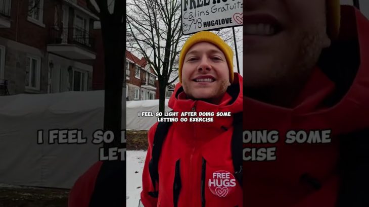 Free hugs adventure to improve your wellbeing – Day 748