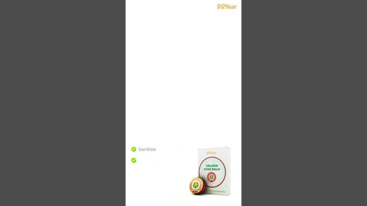 Golden Star Balm #99year #strongbody #longevity #wellbeing