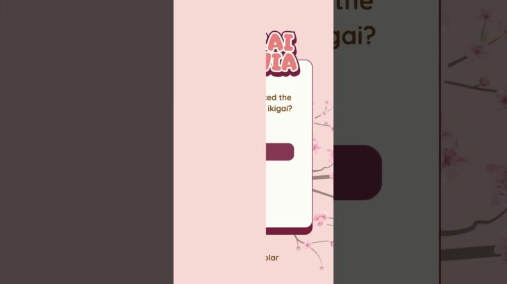 Ikigai Trivia 10 by @IkigaiScholar #ikigai #trivia #quiz #wellness #wellbeing #neuroscience #shorts