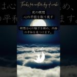 夜の瞑想、心の平穏を取り戻す。　眠りネコmugiの瞑想 (Good Sleep with Meditation) #shorts