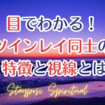 目でわかるツインレイの特徴と視線！    #ツインレイ   #スピリチュアル