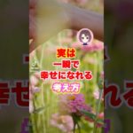 実は一瞬で幸せになれる考え方#スピリチュアル #幸運 #引き寄せ #お金 #金運