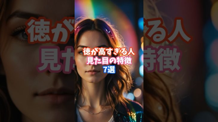 徳が高すぎる人の見た目の特徴7選 #スピリチュアル #サイン #徳 #高い #見た目 #shorts