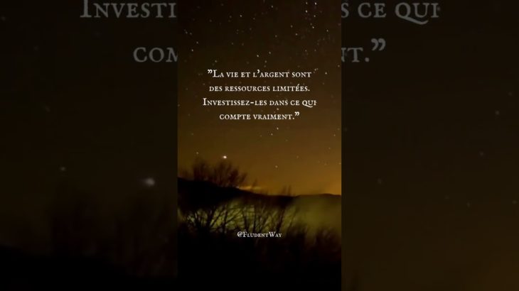 Citation n°241 #motivation #argent #amour #viral #money #wellbeing #development #life #citation