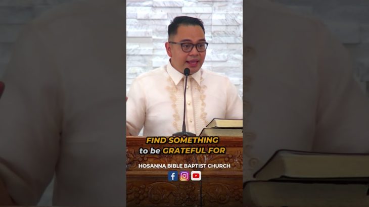 Gratitude is the healthiest thing for your emotional and mental well-being. ❤🙏✌️ #biblesermon